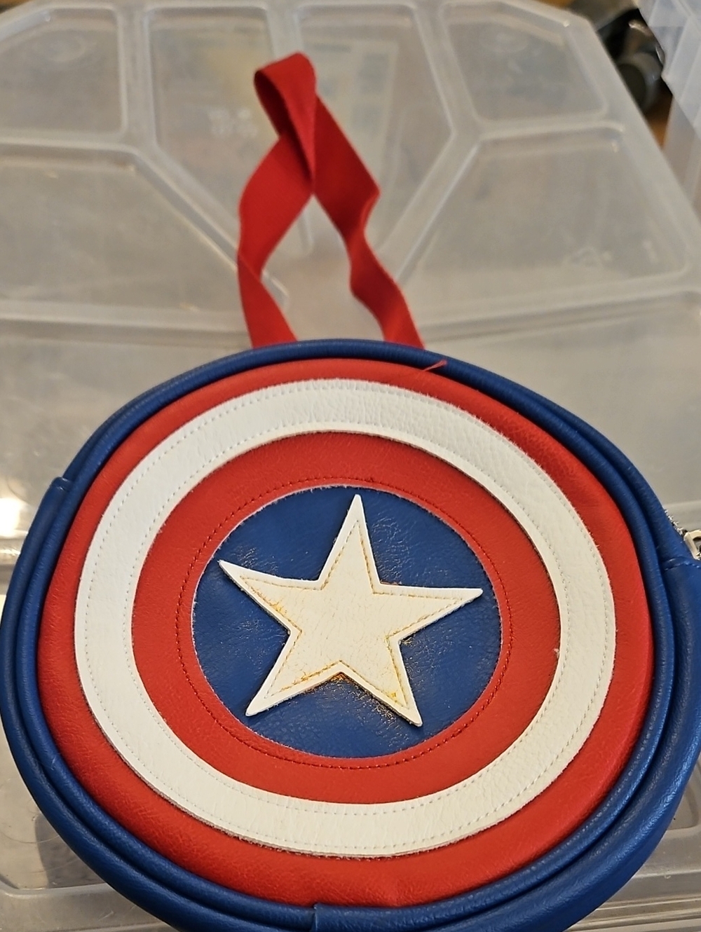 Kids Shield Crossbody Bag - Red, White & Blue